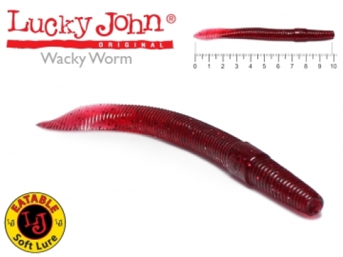 Силикон Lucky John Wacky Worm 3,9" S25